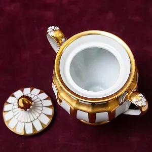 Чайный Сервиз в стиле АМПИР на 12 персон - 42 предмета, Furstenberg, Германия середина ХХ века.