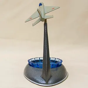 Оригинальный Сувенир -  Мелочевница - Пепельница «Самолёт МиГ-21» СССР  - 1976 год.