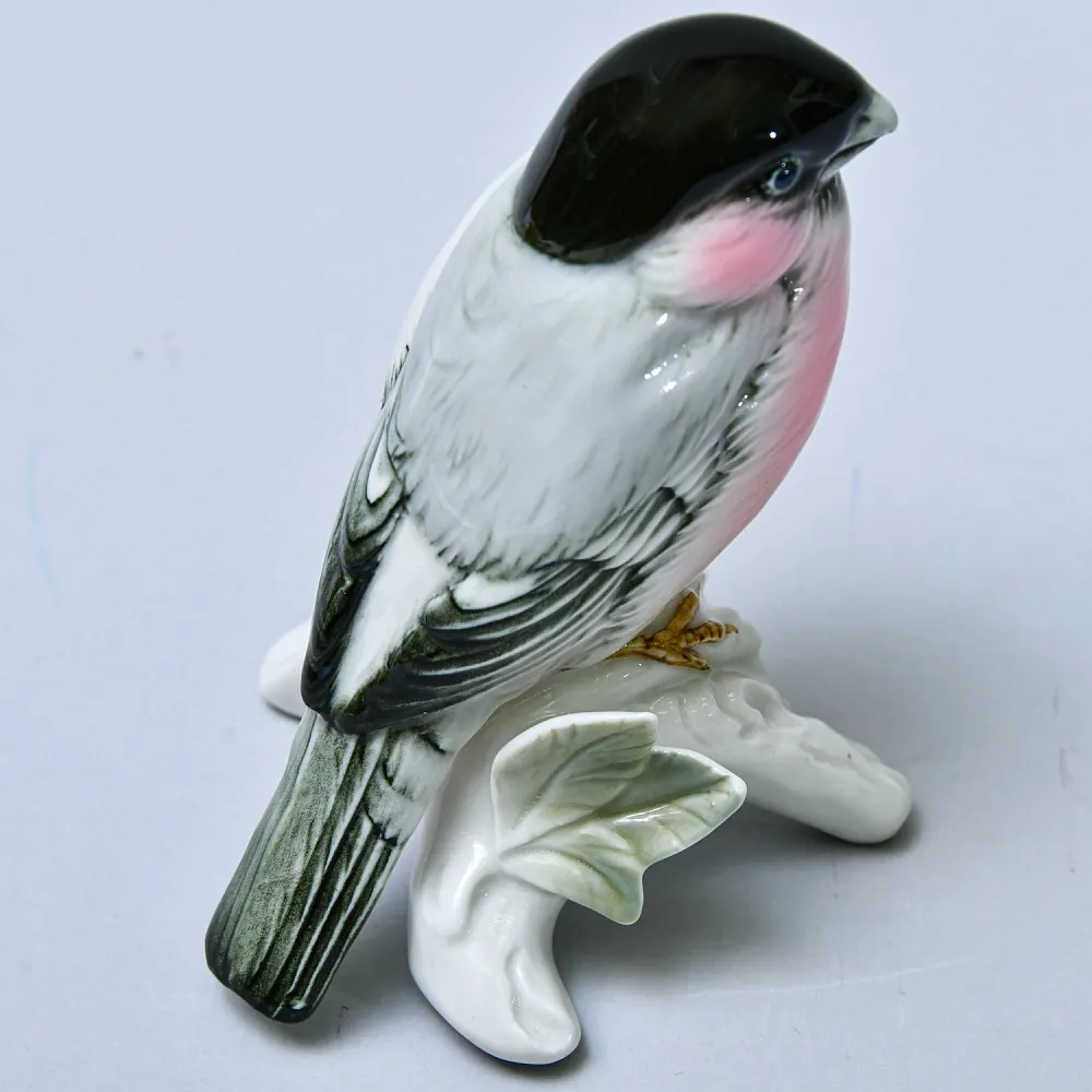 Редкость! Фарфоровая статуэтка «Снегирь», Karl Ens  Германия, 50-е годы ХХ века.