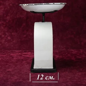 Антикварные Кухонные Весы в Фарфоровом корпусе KRUPS IDEAL, Германия - 1915 год.