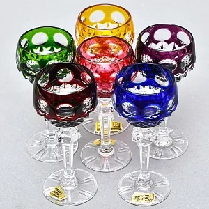 Набор - Хрустальные Рюмки Barthmann, Германия, начало 70-х годов ХХ века. 