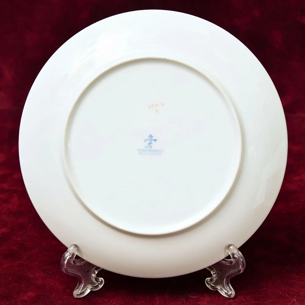 Коллекционная Чайная тройка «РОЗА», фарфор FURSTENBERG Германия, середина ХХ века.