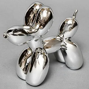 Дизайнерская фарфоровая статуэтка «Собака из воздушного шара - Balloon Dog» Jeff Koons, США - 1995 год.
