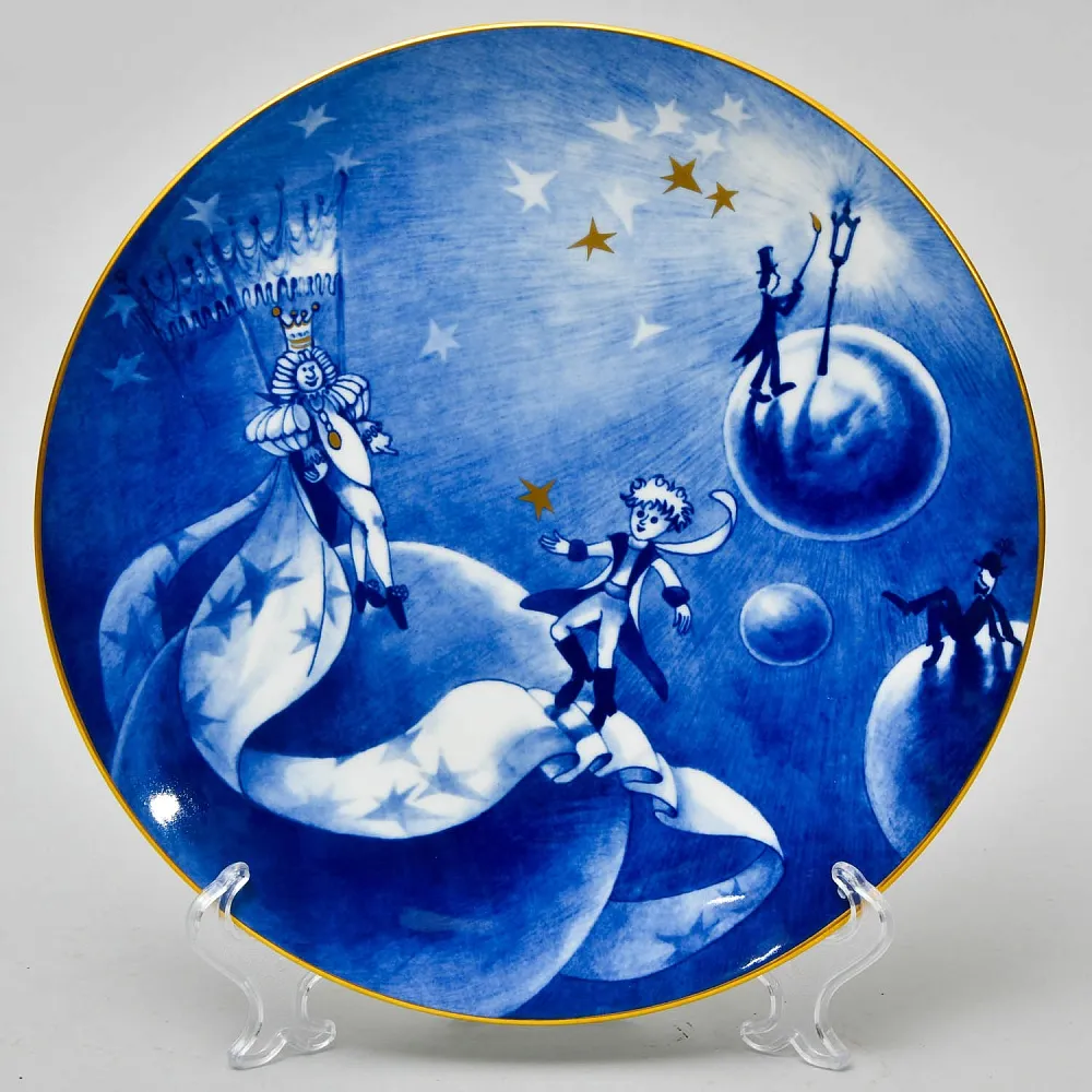 Коллекционная Фарфоровая Тарелка - Блюдо «Сказка. Маленький Принц», MEISSEN Германия - 1989 год.