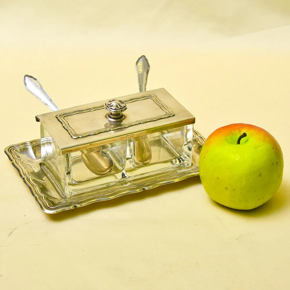 Набор для специй или соусов с двумя отделениями, Wellner Германия 1935 - 1958 годы.