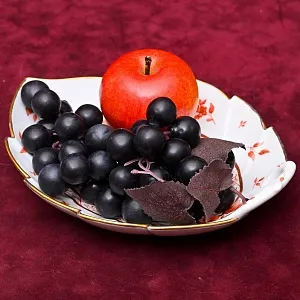 Фарфоровое Блюдо - Тарелка - Мелочевница «Осенние мотивы», KAISER Германия, 1979 -1990 годы.