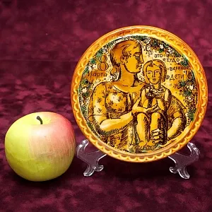 Редкость! Памятный Сувенир - Плакетка «Праздник 8 -е марта» фаянс ЗиК Конаково СССР -1980 год.