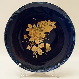 Коллекционное Сервировочное Блюдо - Тарелка  Фарфор Кобальт VOHENSTRAUSS Германия.