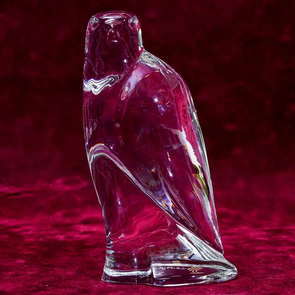 Хрустальная Статуэтка или Пресс-Папье «СОКОЛ», VAL SAINT LAMBERT, Бельгия.