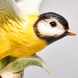 Коллекционная Фарфоровая статуэтка «Птица. Большая синица», Goebel Германия, 1979 - 1990 годы.