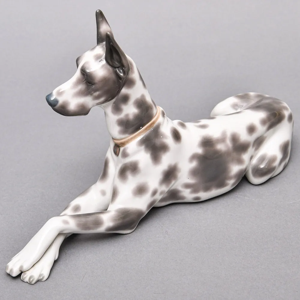Коллекционная Фарфоровая статуэтка «Собака. Немецкий Дог», Lladro Испания.