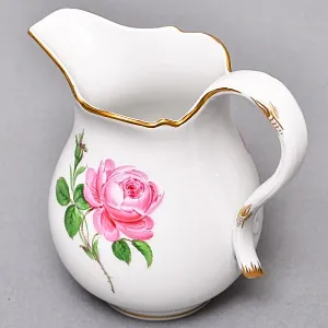 Фарфоровый Чайный Сервиз «РОЗА Мейсена» на 6-ть персон, MEISSEN / МЕЙСЕН Германия. 