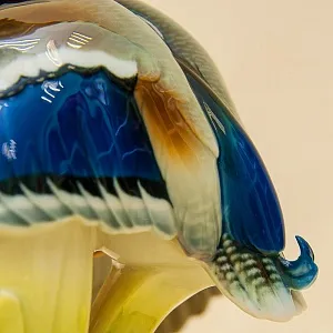 Большая Фарфоровая Статуэтка «Птицы - Взлетающие утки», Hutschenreuther,  Германия -1970 год.