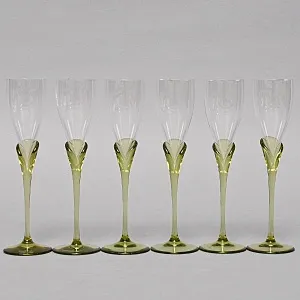 Рюмки из коллекции «Papyrus» - 6 шт., Хрусталь Rosenthal Studio Line, Германия - 1960 -1969 годы.