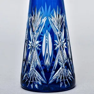 Редкость! Малый Хрустальный Графин - Штоф «Аквамарин» VAL SAINT LAMBERT Бельгия, конец 50-х гг.