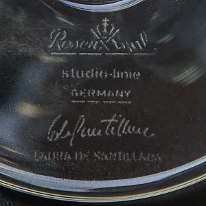 Пара Коллекционных Авторских Стеклянных Фужеров «PRICCOLO», Rosenthal Германия.