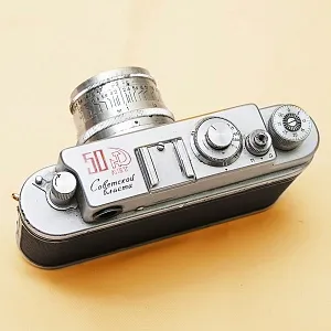 Фотоаппарат «Зоркий-4» Специальный выпуск - «50 лет Советской власти» СССР - 1967 год.