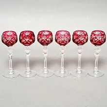 Набор Хрустальных Рюмок «Die Eingebung», WMF Cristal Cabinet Германия, 60 -гг.