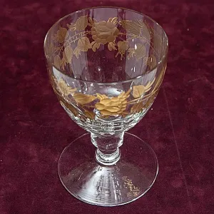 Антикварный Коллекционный Кубок - Бокал  - Ваза, Хрусталь JOSEPHINENHUTTE, Германия.