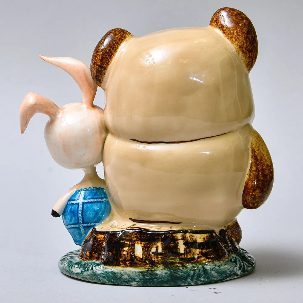 Авторская Коллекционная Фарфоровая Статуэтка «Винни - Пух и Пятачок», Россия.