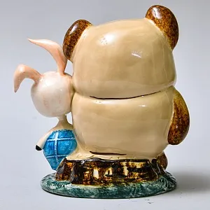 Авторская Коллекционная Фарфоровая Статуэтка «Винни - Пух и Пятачок», Россия.