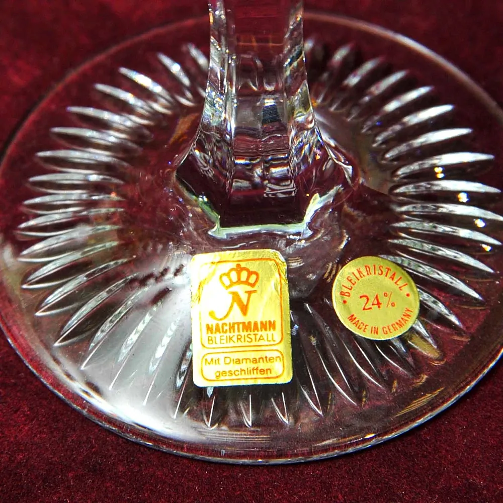 Хрустальные Бокалы для Вина серия «PARIS», NACHTMANN Германия 70-е годы ХХ века.