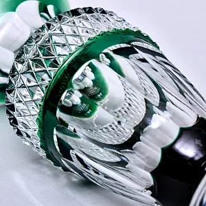 Редкость! Хрустальная Ваза на ноге VAL SAINT LAMBERT (Вал Сант Ламберт) Бельгия, конец 60-х гг.