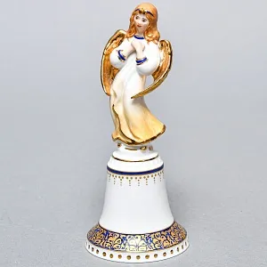 Коллекционный Фарфоровый Колокольчик «Рождественский Ангел», Hutschenreuter Германия - 2004 год.