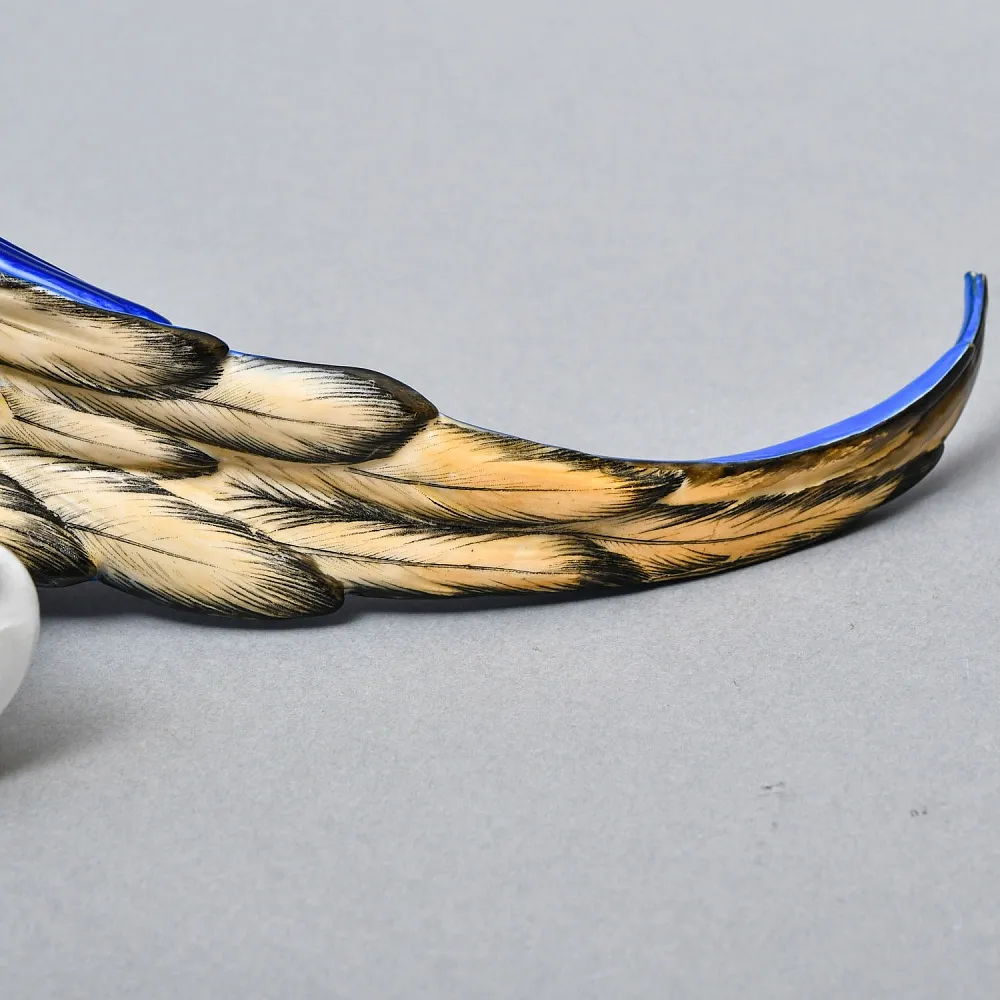 Коллекционная Фарфоровая статуэтка «Попугай Сине-Желтый АРА», ROSENTHAL Германия - 1936 год. 