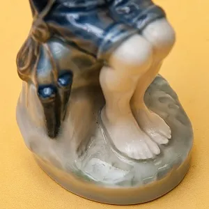 Фарфоровая Статуэтка «Мальчик - Пастух» ROYAL COPENHAGEN,  Дания, 50 -е годы ХХ века.