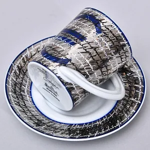 Коллекционная Авторская Кофейная Пара из коллекции «Cupola», Фарфор Rosenthal Германия, 2002 год.