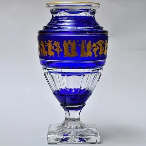 Большая Авторская Коллекционная Ваза «Jupiter. Dance De Flore»,  хрусталь VAL SAINT LAMBERT Бельгия.