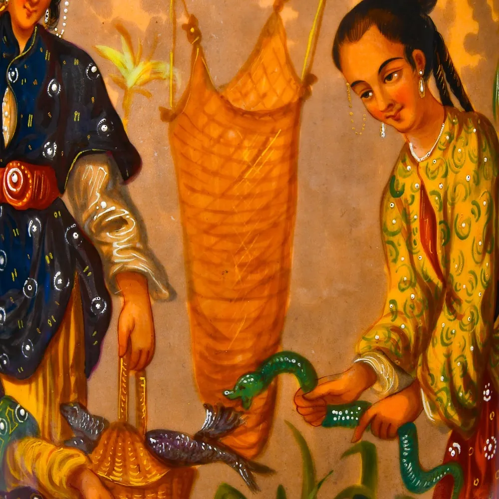 Редкие!!! Большие Антикварные Парные Вазы «Персидские мотивы», Франция VIEUX PARIS.