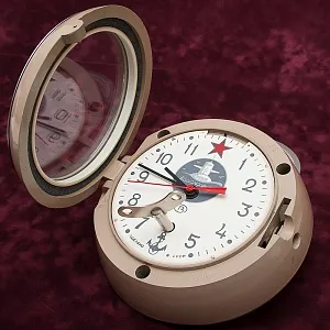 Корабельные - Судовые - Каютные часы 5ЧМ-М3 «Командирские», ЧЧЗ «ВОСТОК» СССР -1985 год.