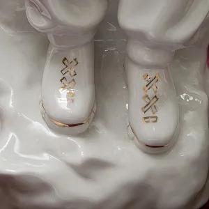 Большая Фарфоровая статуэтка «Юный геолог», СССР Полонне ЗХК, середина ХХ века. 