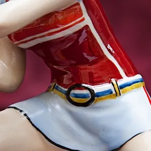 Авторская Фарфоровая статуэтка «ТЕННИСИСТКА», ДФЗ Дулево Россия.