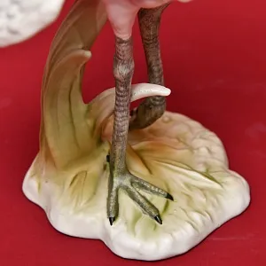 Коллекционная Фарфоровая статуэтка "Птица - ЖУРАВЛЬ", Goebel Германия, вторая половина ХХ века.