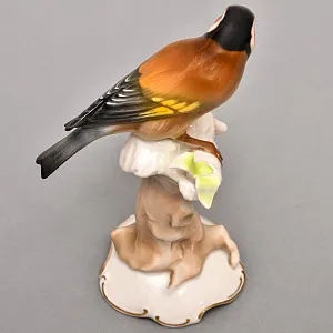 Коллекционная Фарфоровая статуэтка «Птица. Щегол», Hutschenreuther Германия, 1955 - 1968 гг.