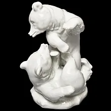 Редкая! Коллекционная Фарфоровая статуэтка «Два медведя», MEISSEN Германия - 1975 год.