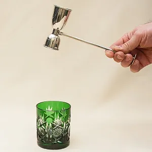 Винтажный Металлический Барный Джиггер - Мерный стаканчик. SHEFFIELD, Англия 70 -е годы ХХ века.