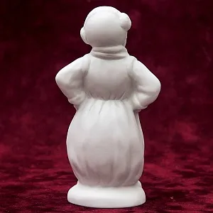 Коллекционная Авторская Статуэтка «Снеговик» из серии «Детский Утренник», фарфор ИФЗ, Россия.