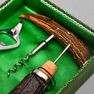 Набор для бара «Охота» - Открывалка - Штопор - Пробка, OTHELLO Solingen, 60 -е гг.