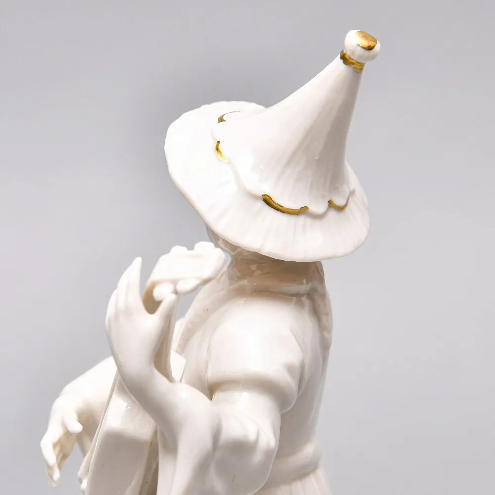 Парные Фарфоровые Статуэтки «Китайские музыканты», SITZENDORF Германия, середина ХХ века.