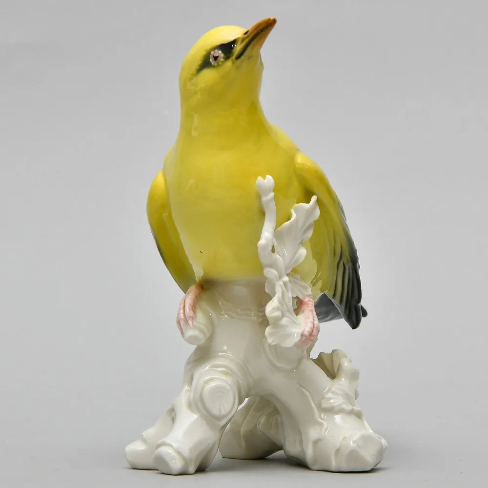 Фарфоровая Статуэтка «Птица - ИВОЛГА» Карл Энс / Karl Ens, Германия, 30-е годы ХХ века.