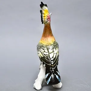 Птица - Фарфоровая статуэтка «Удод» Н -26 см., Карл Энс / Karl Ens Германия, 50-е гг. ХХ века.