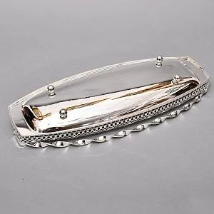 Винтажная Сухарница - Конфетница - Фруктовница, Метал Silverplate, Sheffield Англия, 70-е гг.