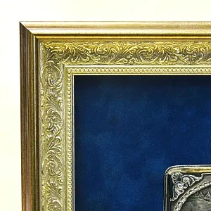 Настенное Панно - Картина - Барельеф «Серебряные Лыжи» Германия -1926 год.