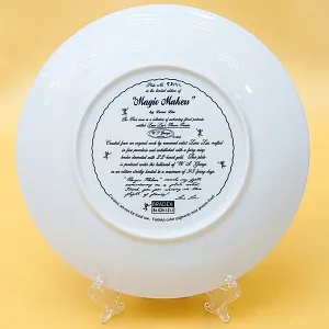 Коллекционная Тарелка «Волшебный букет», Фарфор W.J.GEORGE США -1993 год.