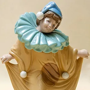 Коллекционная Фарфоровая статуэтка «Клоун - Мечты о цирке»  NAO by Lladro, Daisa, Испания -1988 год.