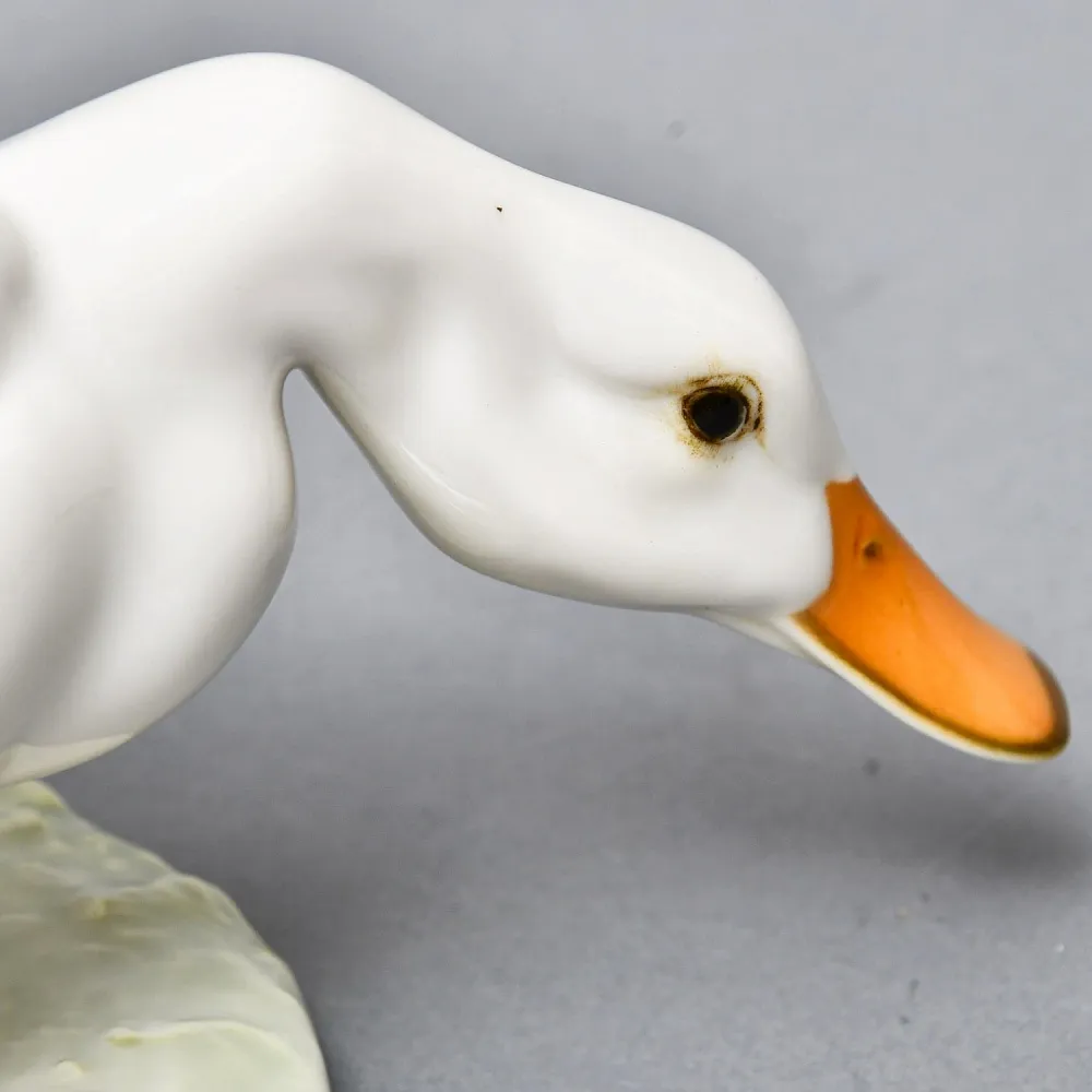 Большая Коллекционная Фарфоровая статуэтка «Три белые утки», Hutschenreuther Германия.